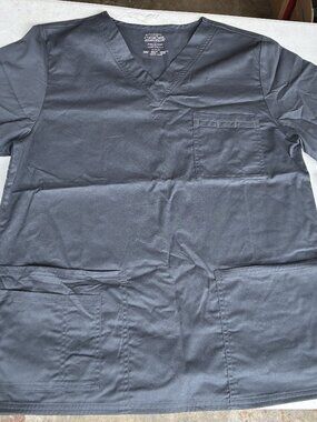 Cherokee WW Core Stretch Unisex 4-Pocket V-Neck Scrub Top, Small